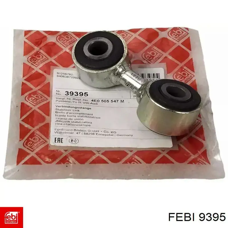 Compre 9395 Febi Bloco silencioso dianteiro do braço oscilante inferior