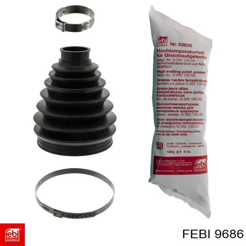 Suporte de esfera inferior Febi 9686 preço, a partir de 16,06 USD
