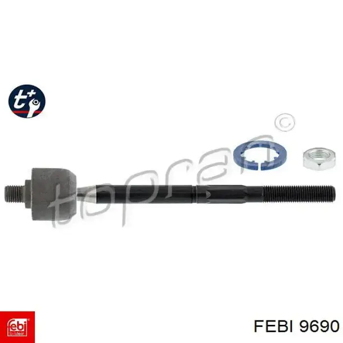 Kit de reparação do pivô de extremidade do eixo Febi 9690 preço, a partir de 58,04 USD