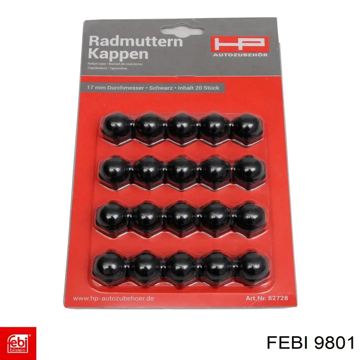 9801 Febi Parafuso de roda