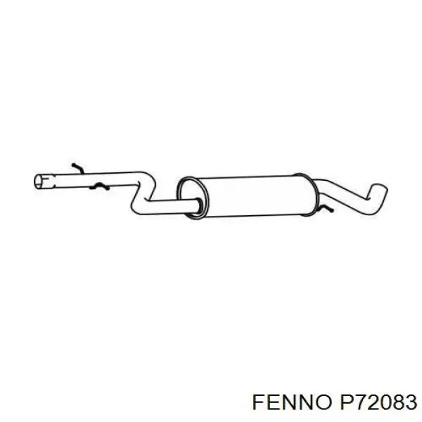 Silenciador, parte central VAG 1T0253209AK preço, a partir de 1223,29 USD
