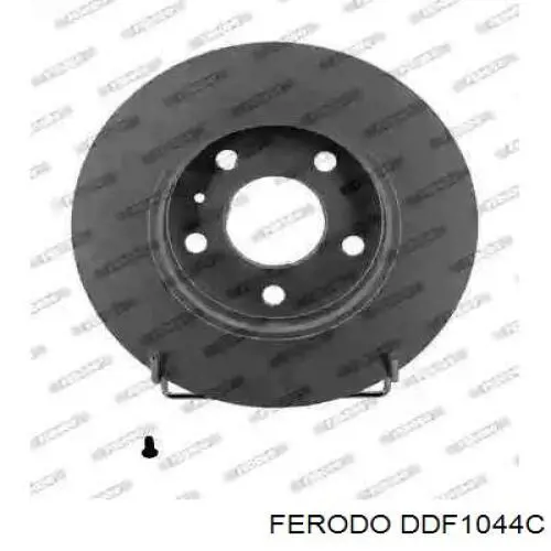 DDF1044C Ferodo Disco do freio traseiro