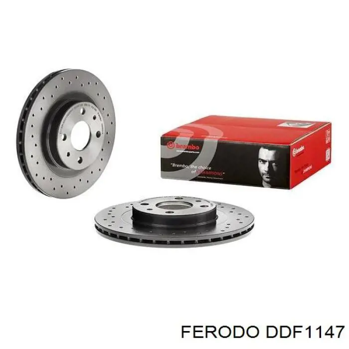 Compre DDF1147 Ferodo Disco do freio dianteiro