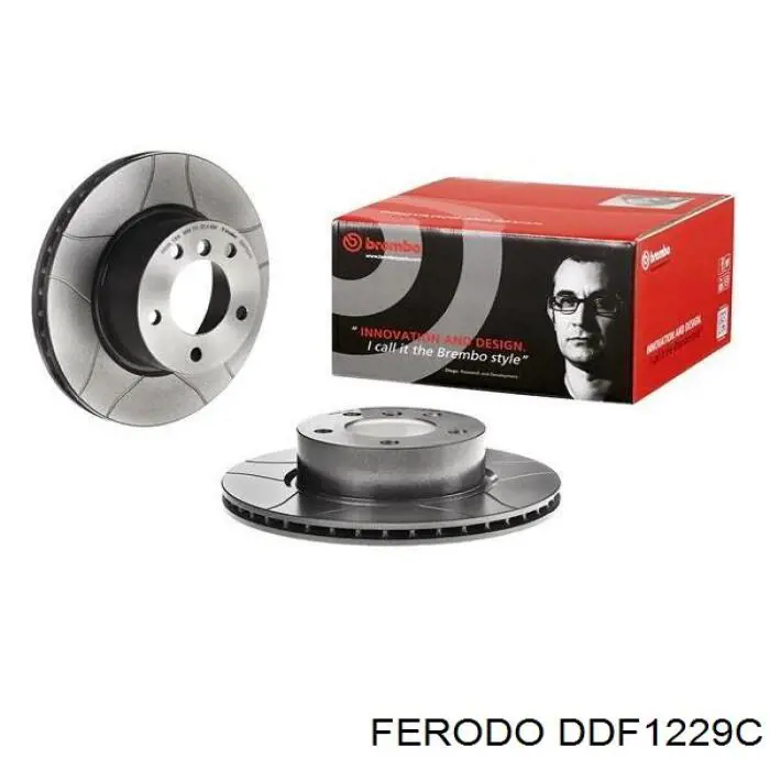 Compre DDF1229C Ferodo Disco do freio dianteiro