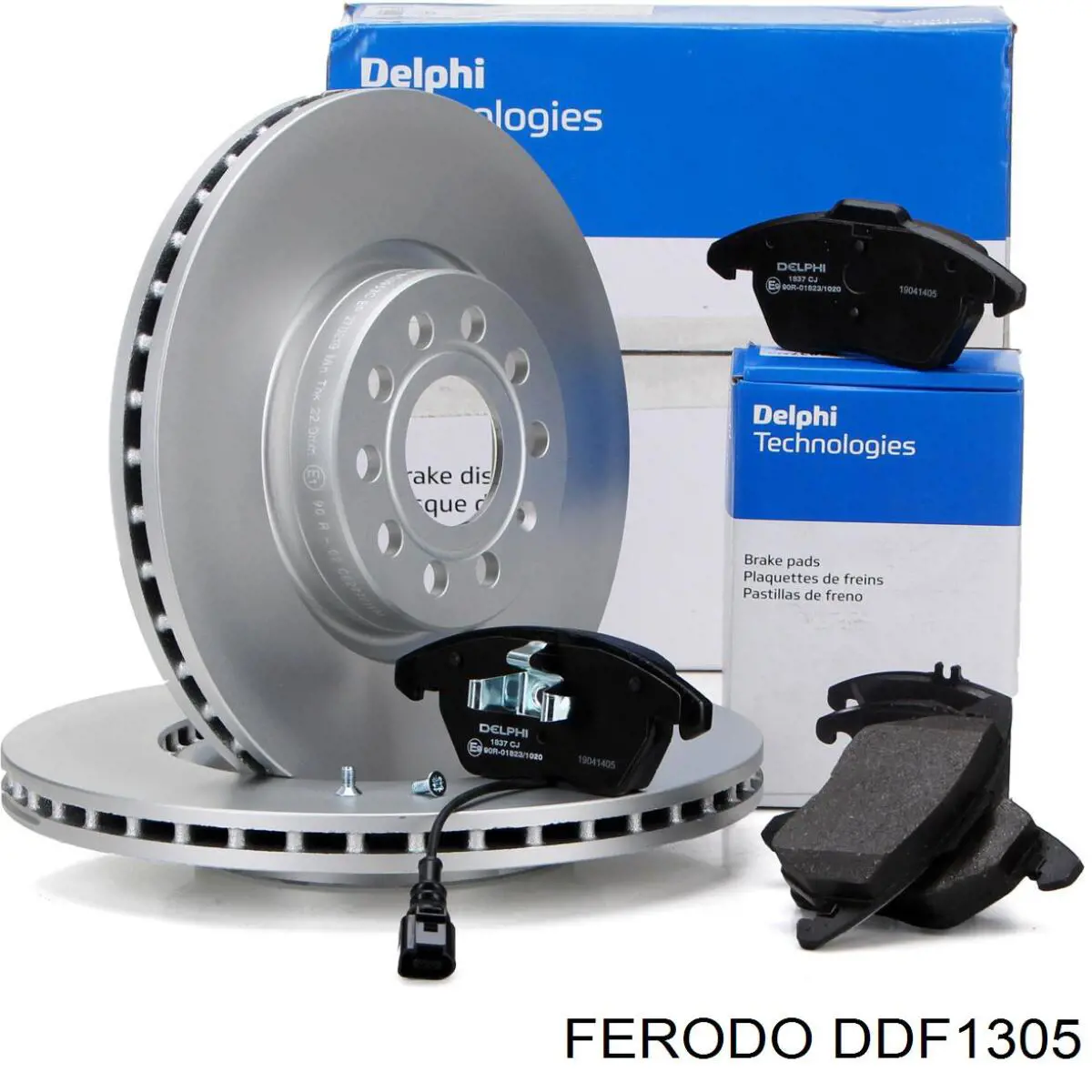 Compre DDF1305 Ferodo Disco do freio dianteiro