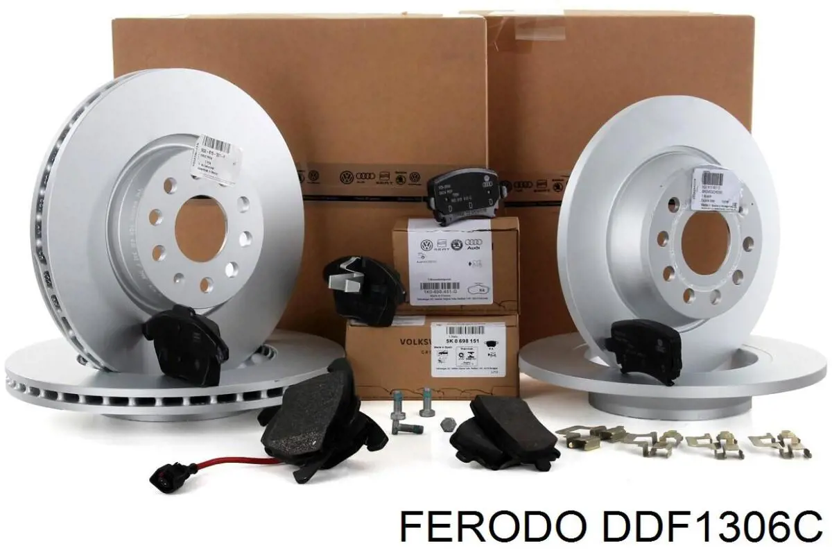 Compre DDF1306C Ferodo Disco do freio traseiro