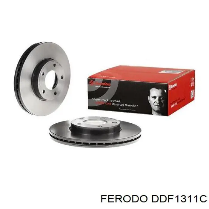 Compre DDF1311C Ferodo Disco do freio dianteiro