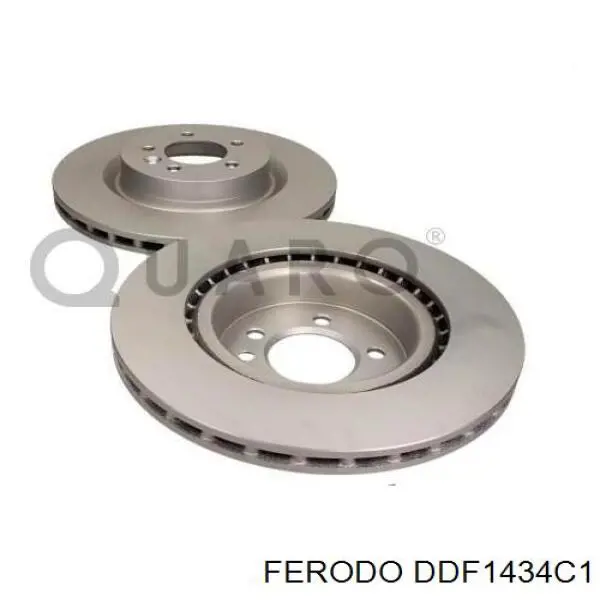 Disco do freio dianteiro Ferodo DDF1434C1 preço, a partir de 89,83 USD