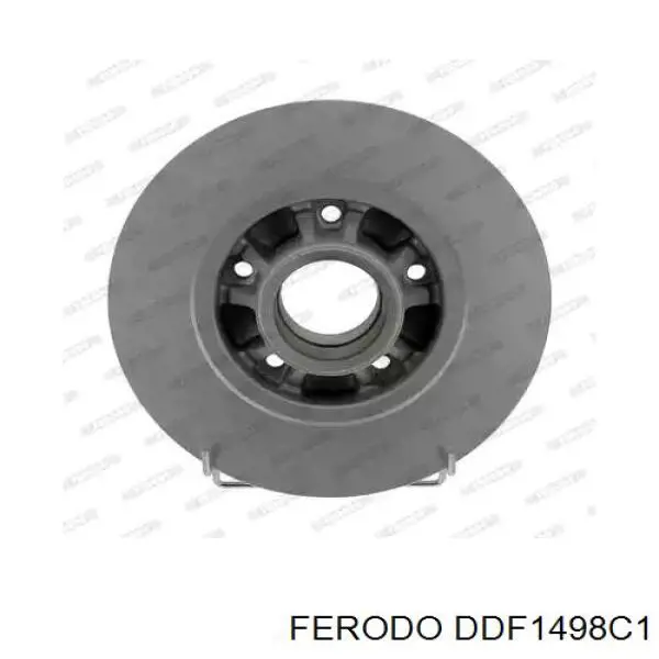 DDF1498C1 Ferodo Disco do freio traseiro