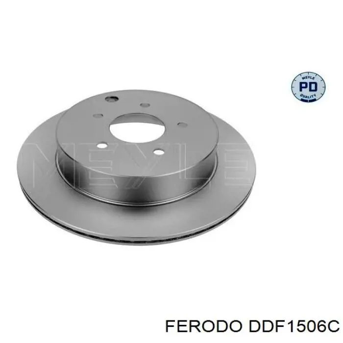 DDF1506C Ferodo Disco do freio traseiro