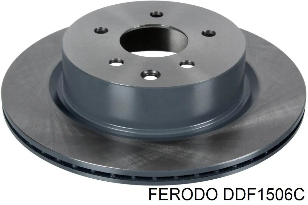 Disco do freio traseiro Ferodo DDF1506C