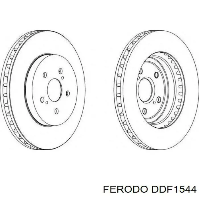 Disco do freio dianteiro Ferodo DDF1544 preço, a partir de 46,73 USD