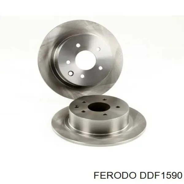 Compre DDF1590 Ferodo Disco do freio traseiro