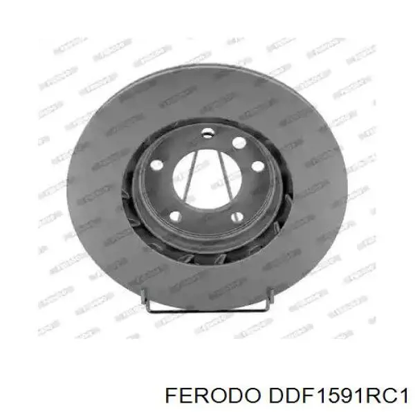 DDF1591RC1 Ferodo Disco do freio dianteiro