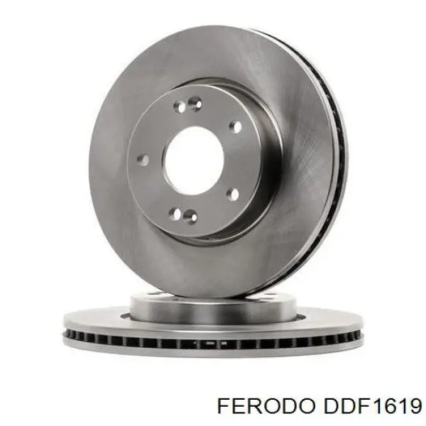 Compre DDF1619 Ferodo Disco do freio dianteiro