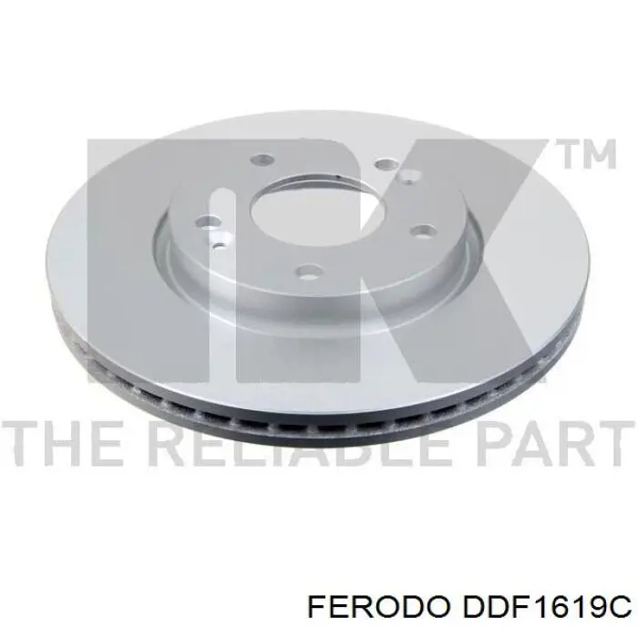 Compre DDF1619C Ferodo Disco do freio dianteiro