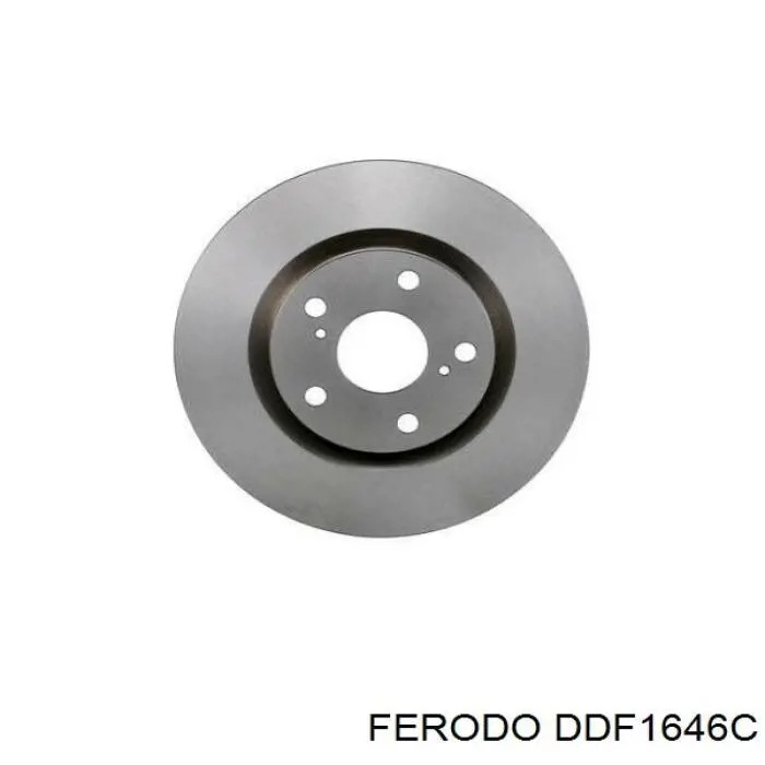 DDF1646C Ferodo Disco do freio dianteiro