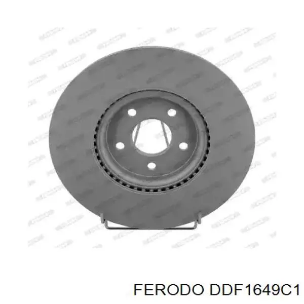 DDF1649C1 Ferodo Disco do freio dianteiro