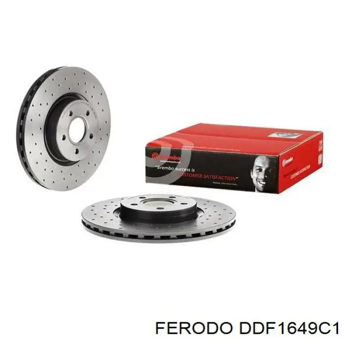 Compre DDF1649C1 Ferodo Disco do freio dianteiro