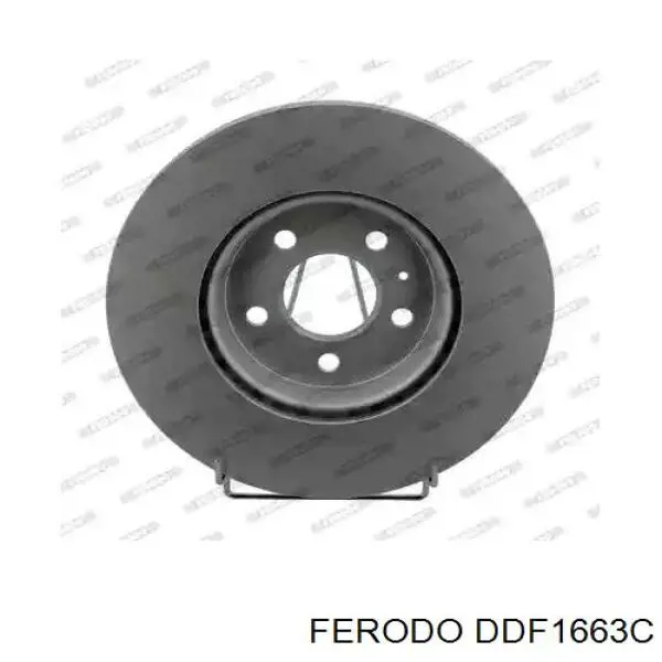 DDF1663C Ferodo Disco do freio dianteiro