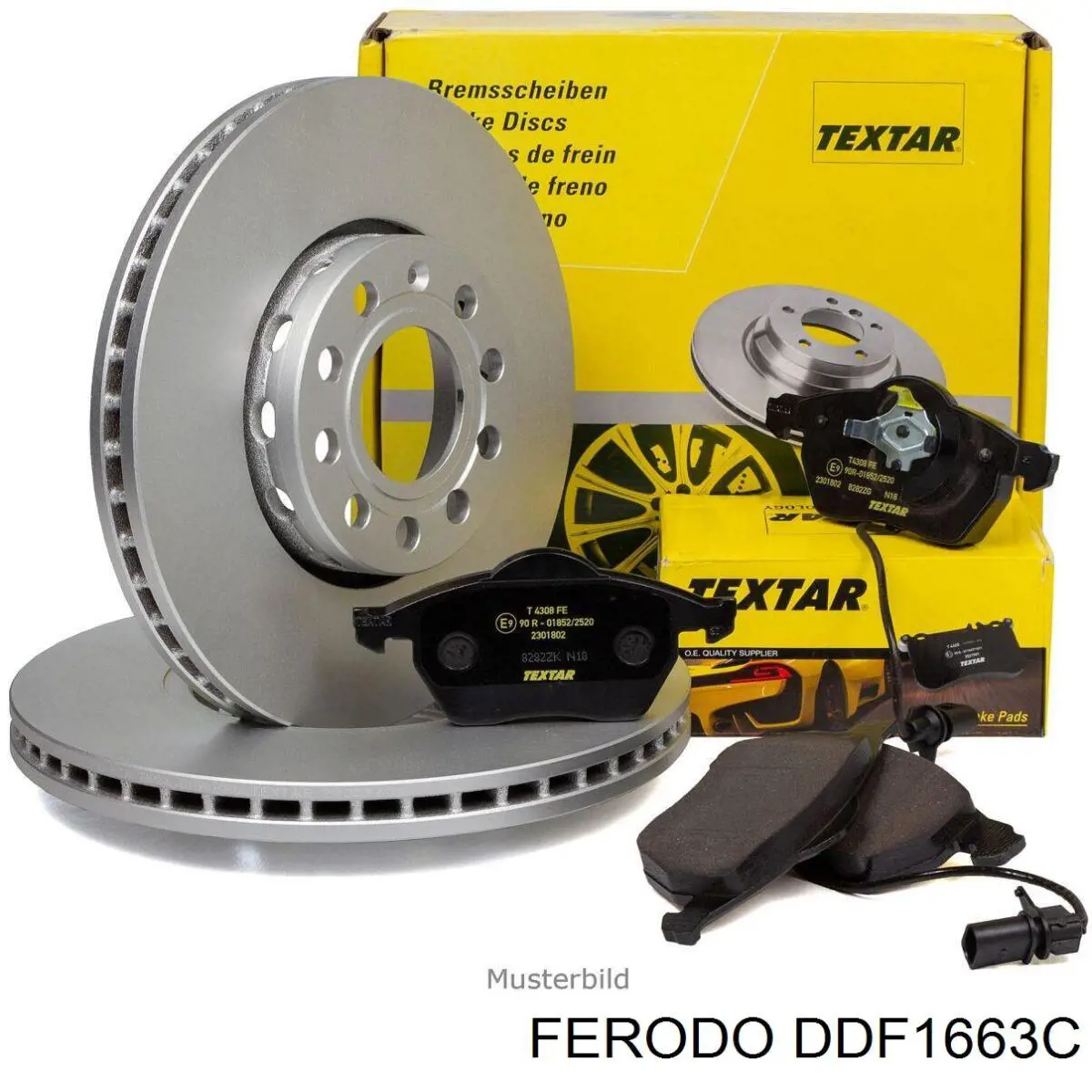 Compre DDF1663C Ferodo Disco do freio dianteiro