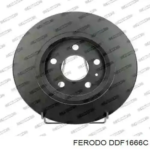 DDF1666C Ferodo Disco do freio traseiro