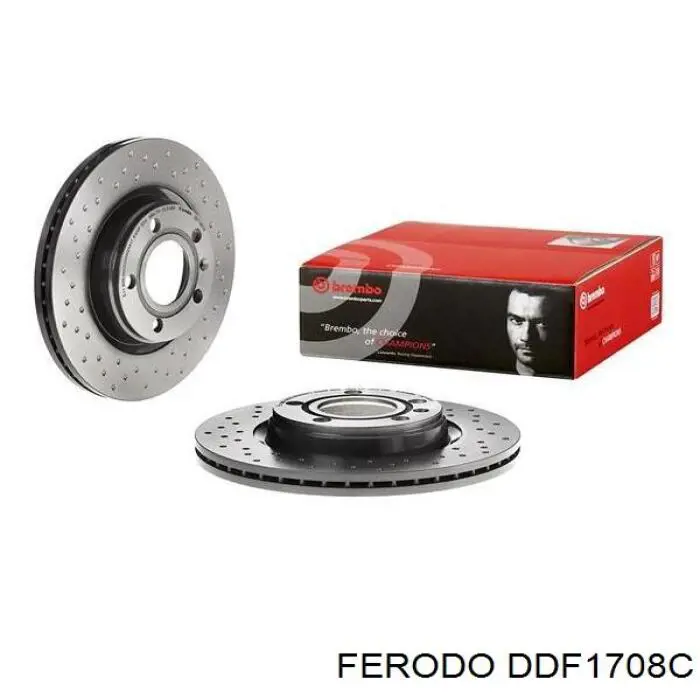 Disco do freio dianteiro Ferodo DDF1708C preço, a partir de 55,97 USD