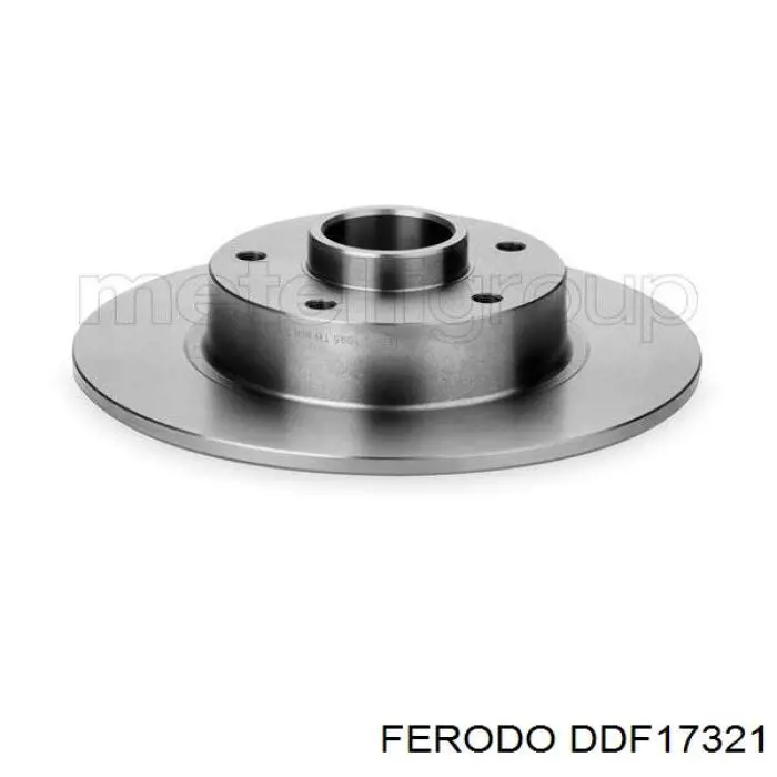 Compre DDF17321 Ferodo Disco do freio traseiro