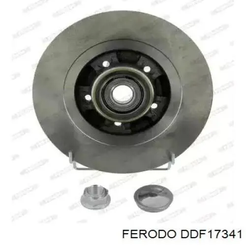 DDF17341 Ferodo Disco do freio traseiro