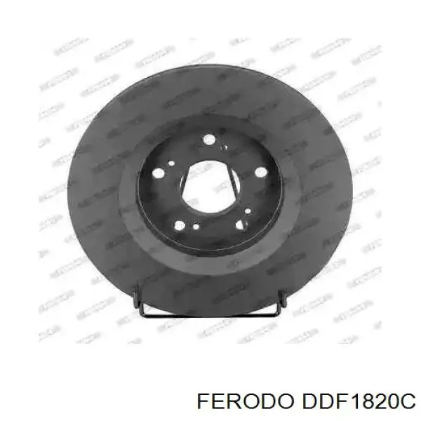DDF1820C Ferodo Disco do freio dianteiro