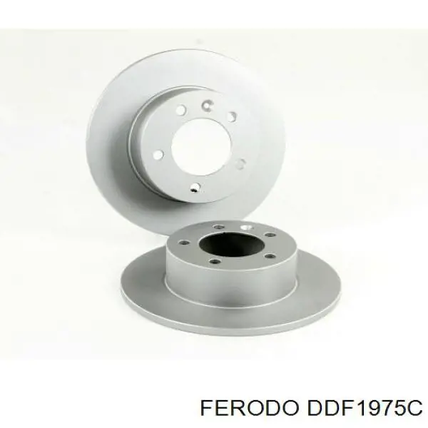 Compre DDF1975C Ferodo Disco do freio traseiro