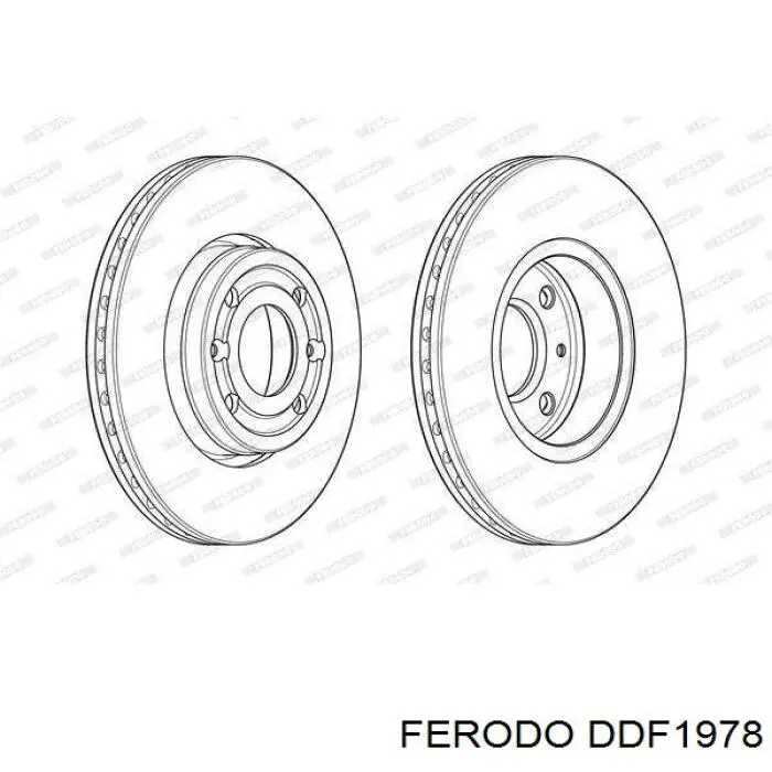 Disco do freio dianteiro Ferodo DDF1978 preço, a partir de 41,65 USD