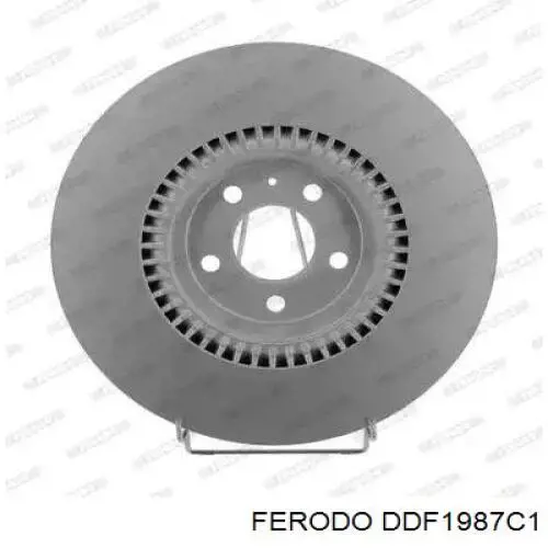 DDF1987C1 Ferodo Disco do freio dianteiro