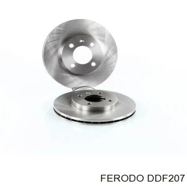 Compre DDF207 Ferodo Disco do freio dianteiro