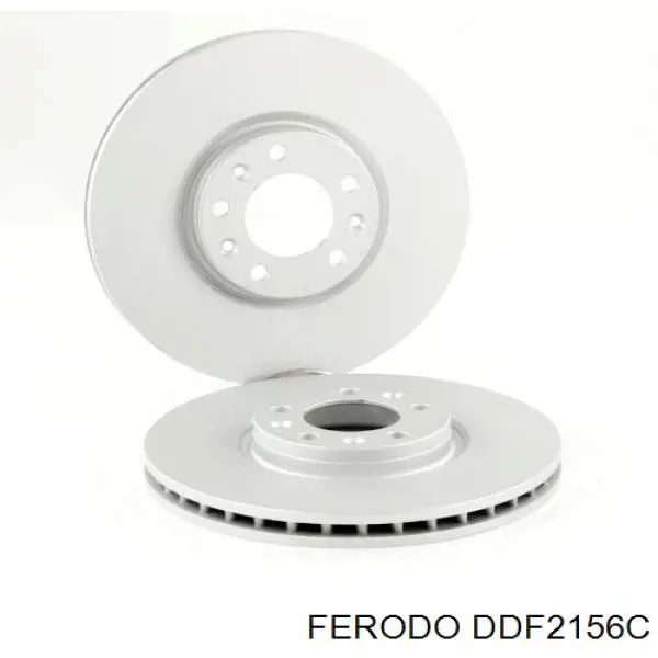 DDF2156C Ferodo Disco do freio dianteiro