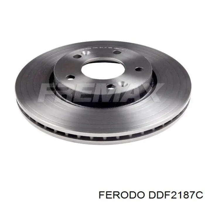Compre DDF2187C Ferodo Disco do freio dianteiro