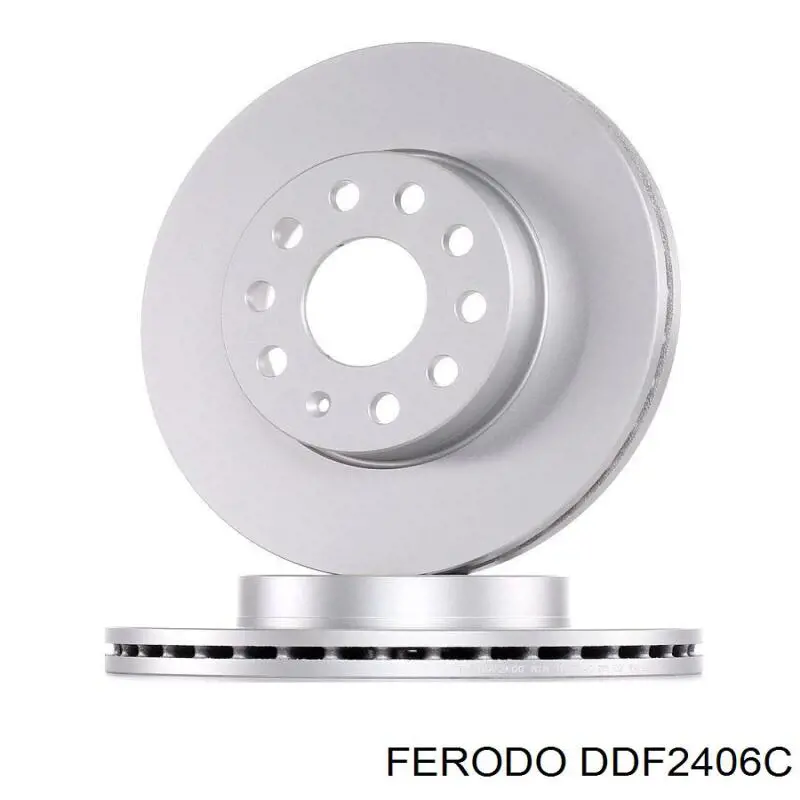 DDF2406C Ferodo Disco do freio traseiro