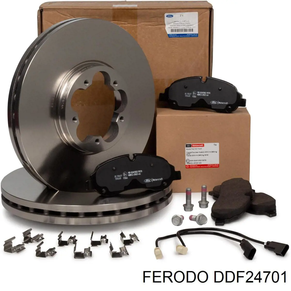 Compre DDF24701 Ferodo Disco do freio dianteiro