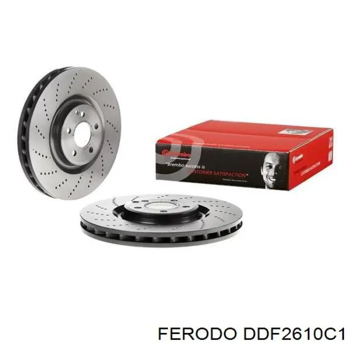 Disco do freio dianteiro Ferodo DDF2610C1 preço, a partir de 139,17 USD