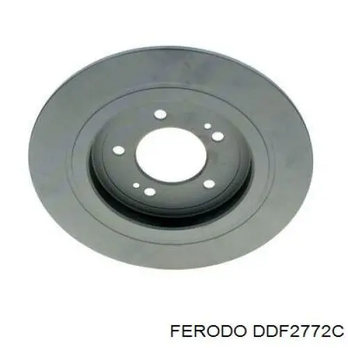 Compre DDF2772C Ferodo Disco do freio traseiro