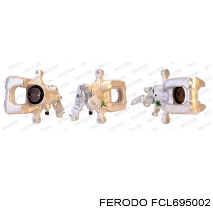 FCL695002 Ferodo Suporte do freio traseiro direito