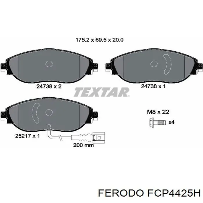 Compre FCP4425H Ferodo 