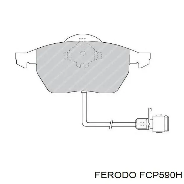 FCP590H Ferodo 