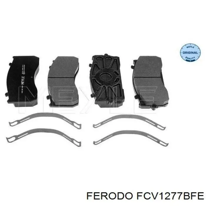 Compre FCV1277BFE Ferodo Sapatas do freio dianteiras de disco