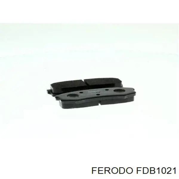 Compre FDB1021 Ferodo Sapatas do freio traseiras de disco