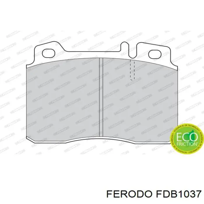 Sapatas do freio dianteiras de disco Ferodo FDB1037 preço, a partir de 37,05 USD