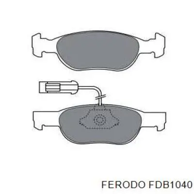 Compre FDB1040 Ferodo Sapatas do freio dianteiras de disco