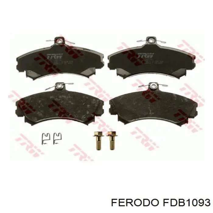 Compre FDB1093 Ferodo Sapatas do freio dianteiras de disco