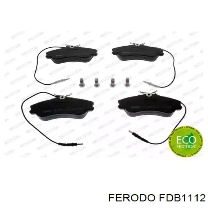 Sapatas do freio dianteiras de disco Ferodo FDB1112 preço, a partir de 34,61 USD