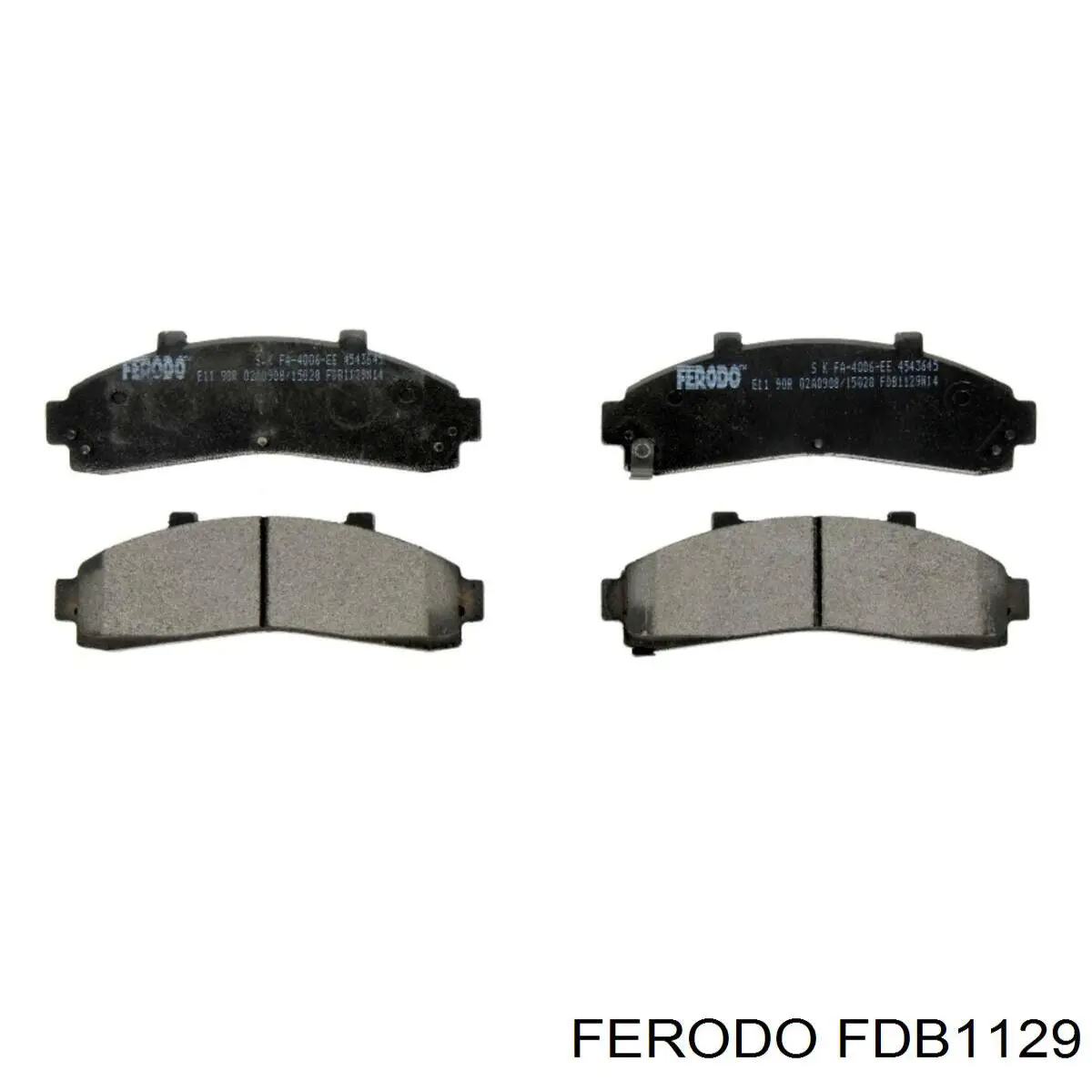 Sapatas do freio dianteiras de disco Ferodo FDB1129 preço, a partir de 59,91 USD